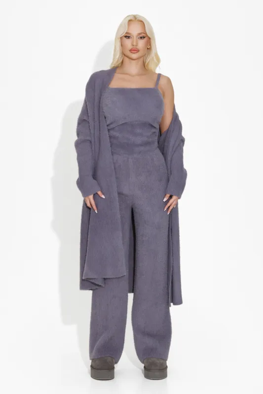 Compleu dama casual gri Carlene Bogas sold by bogas