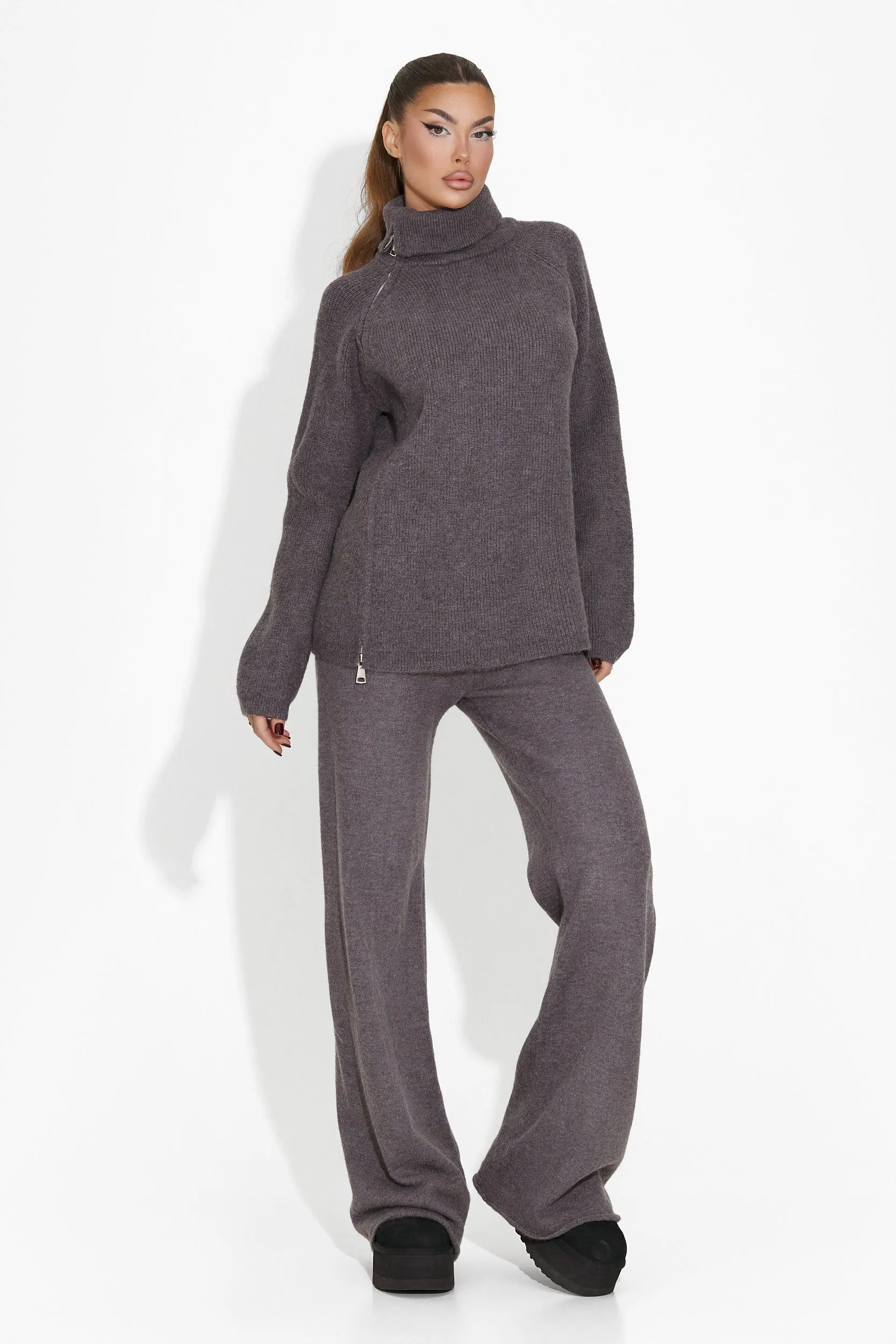 Compleu dama casual gri Jordia Bogas sold by bogas product image thumbnail 3