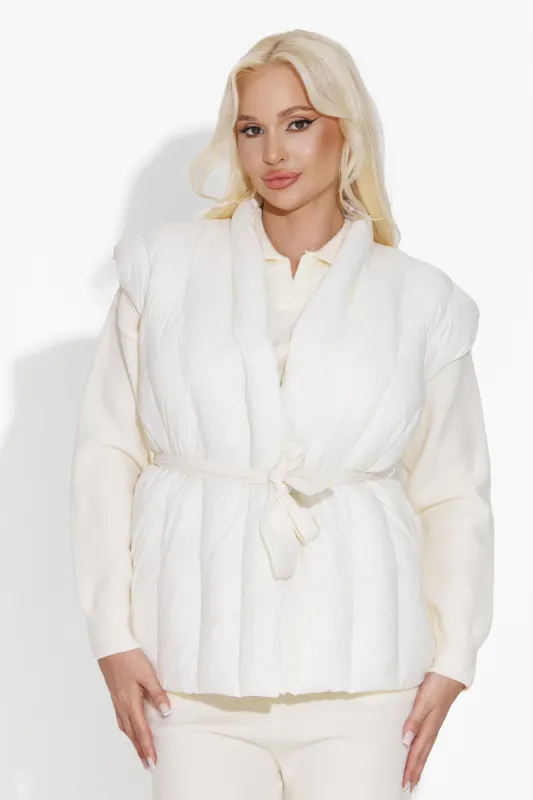 Vesta dama casual alba Gisela Bogas sold by bogas