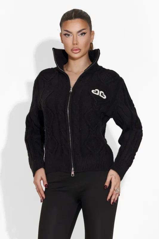 Pulover dama casual negru Winteryn Bogas sold by bogas