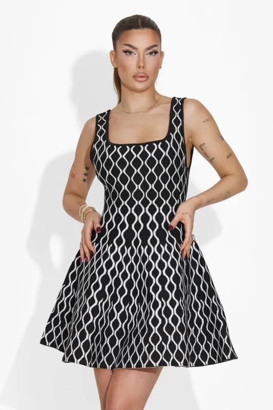 Rochie dama scurta eleganta neagra Shirma Bogas sold by bogas