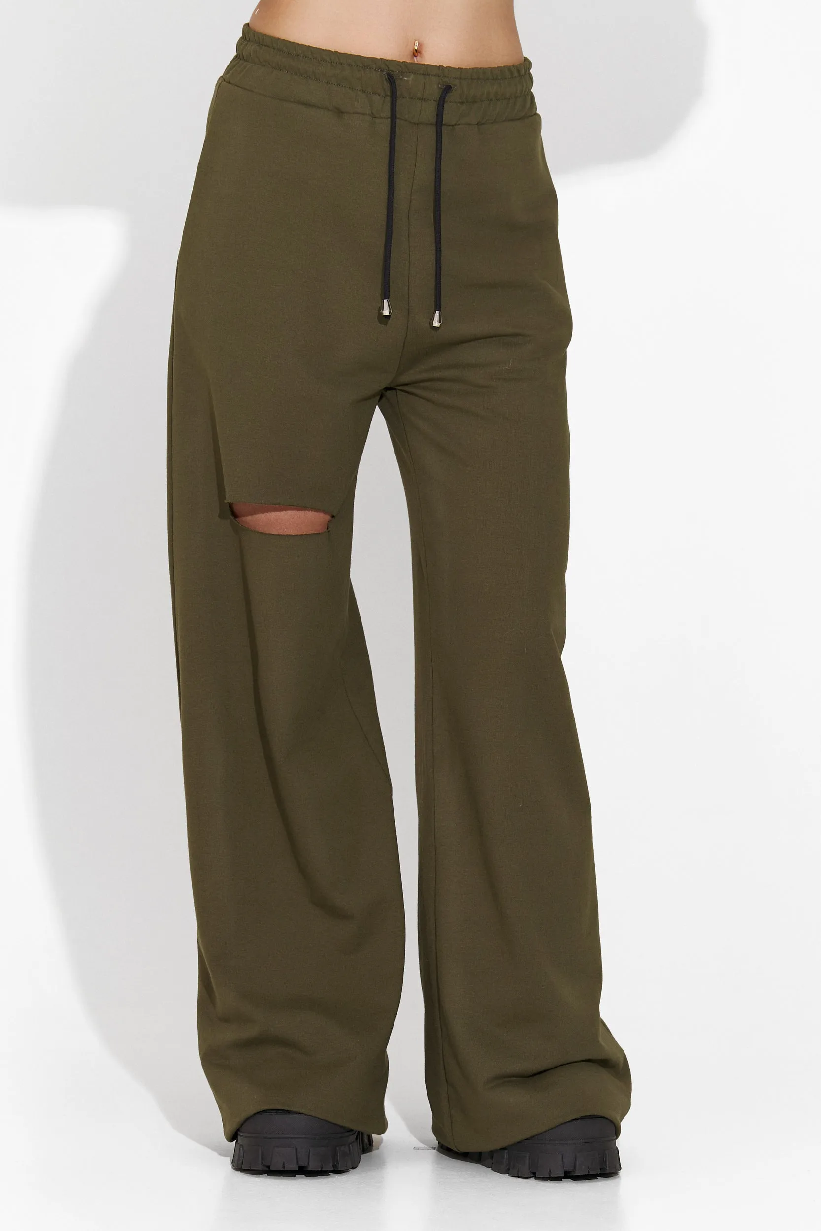 Pantaloni dama casual kaki Enela Bogas sold by bogas product image thumbnail 3