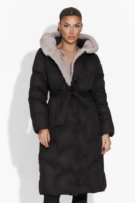 Geaca dama casual neagra Synergy Bogas made by bogas