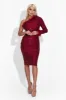 Rochie dama scurta rosie Malyna Bogas sold by bogas