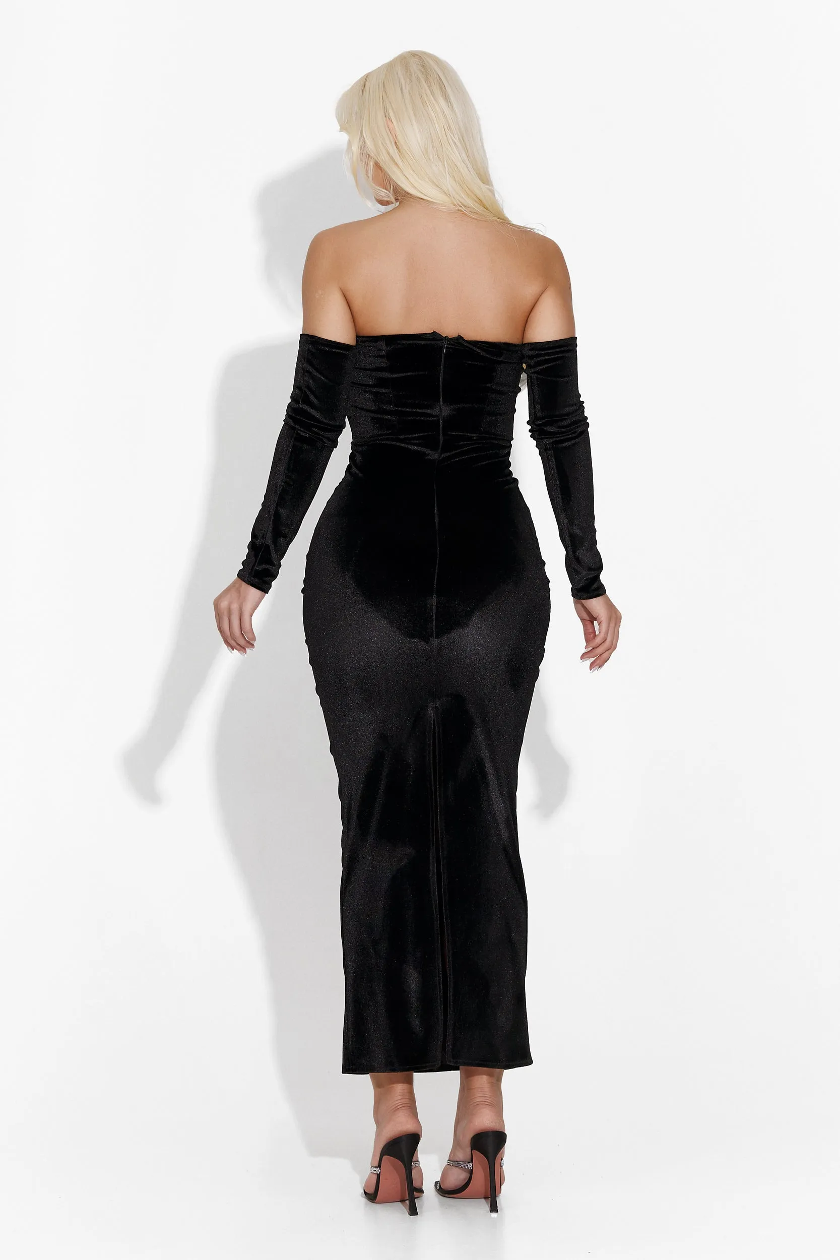 Rochie dama lunga neagra Daraba Bogas sold by bogas product image thumbnail 2