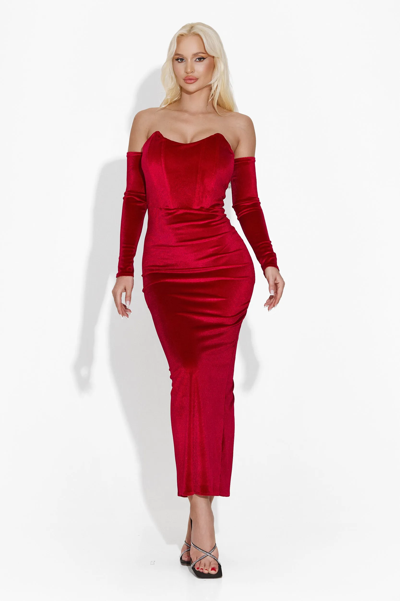 Rochie dama lunga rosie Daraba Bogas sold by bogas product image thumbnail 5