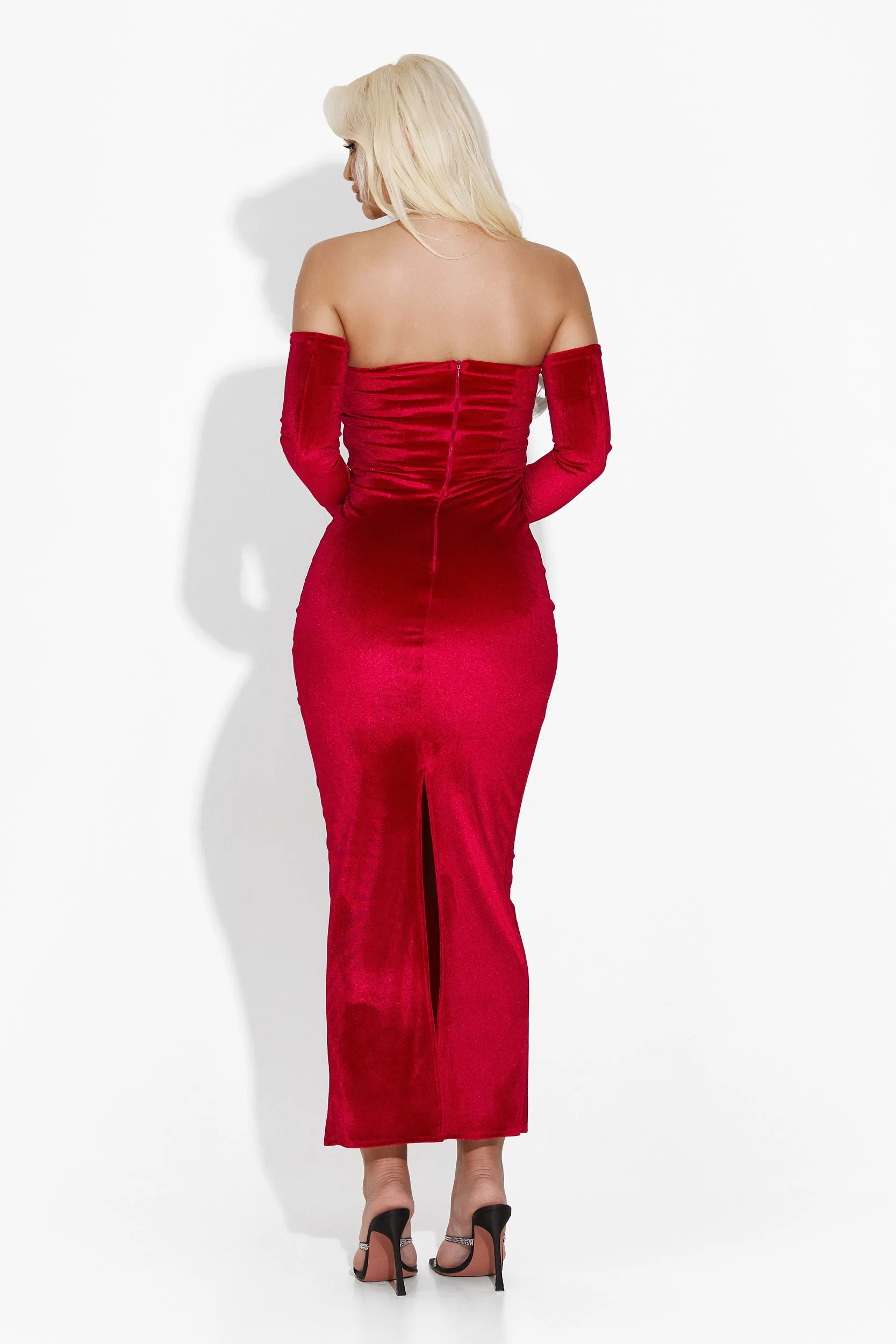 Rochie dama lunga rosie Daraba Bogas sold by bogas product image thumbnail 2