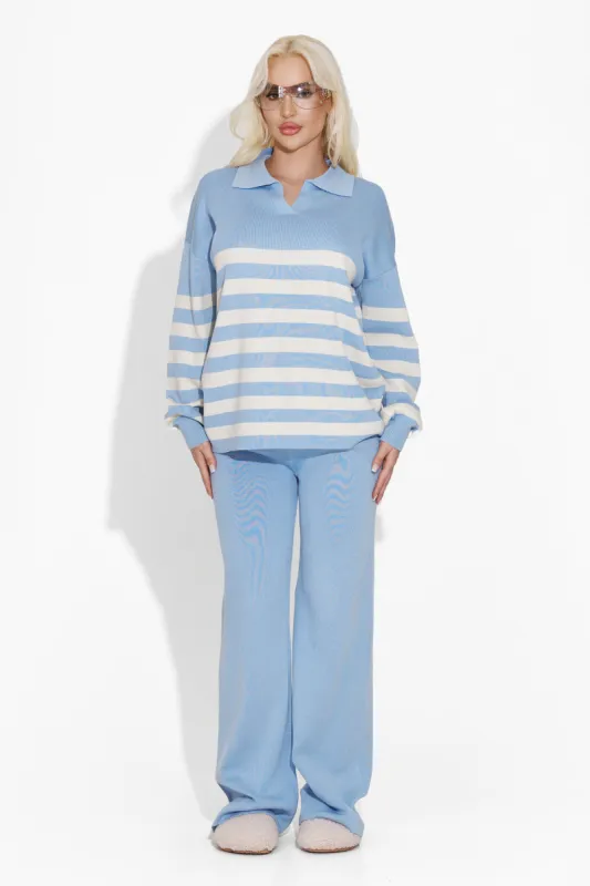 Compleu dama casual bleu Yestia Bogas sold by bogas