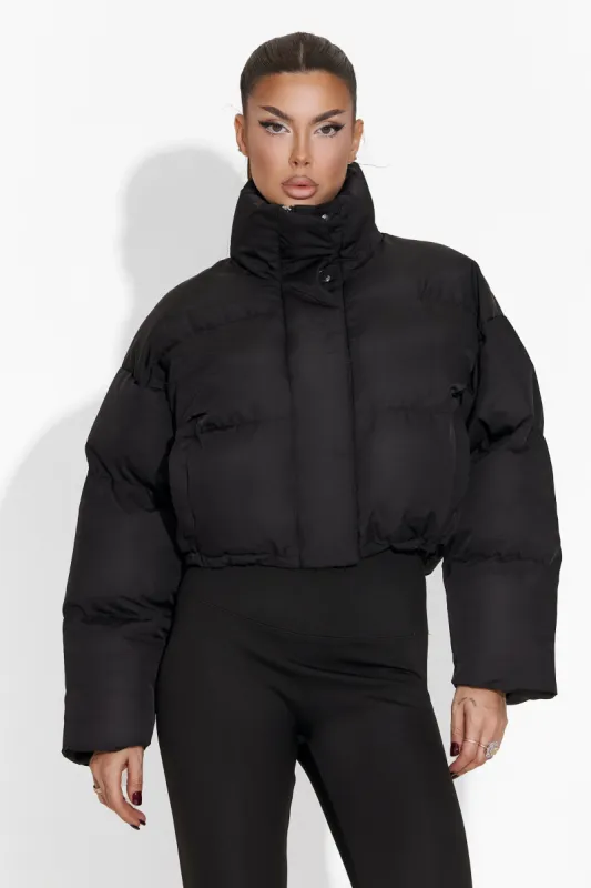 Geaca dama casual neagra Astrid Bogas sold by bogas