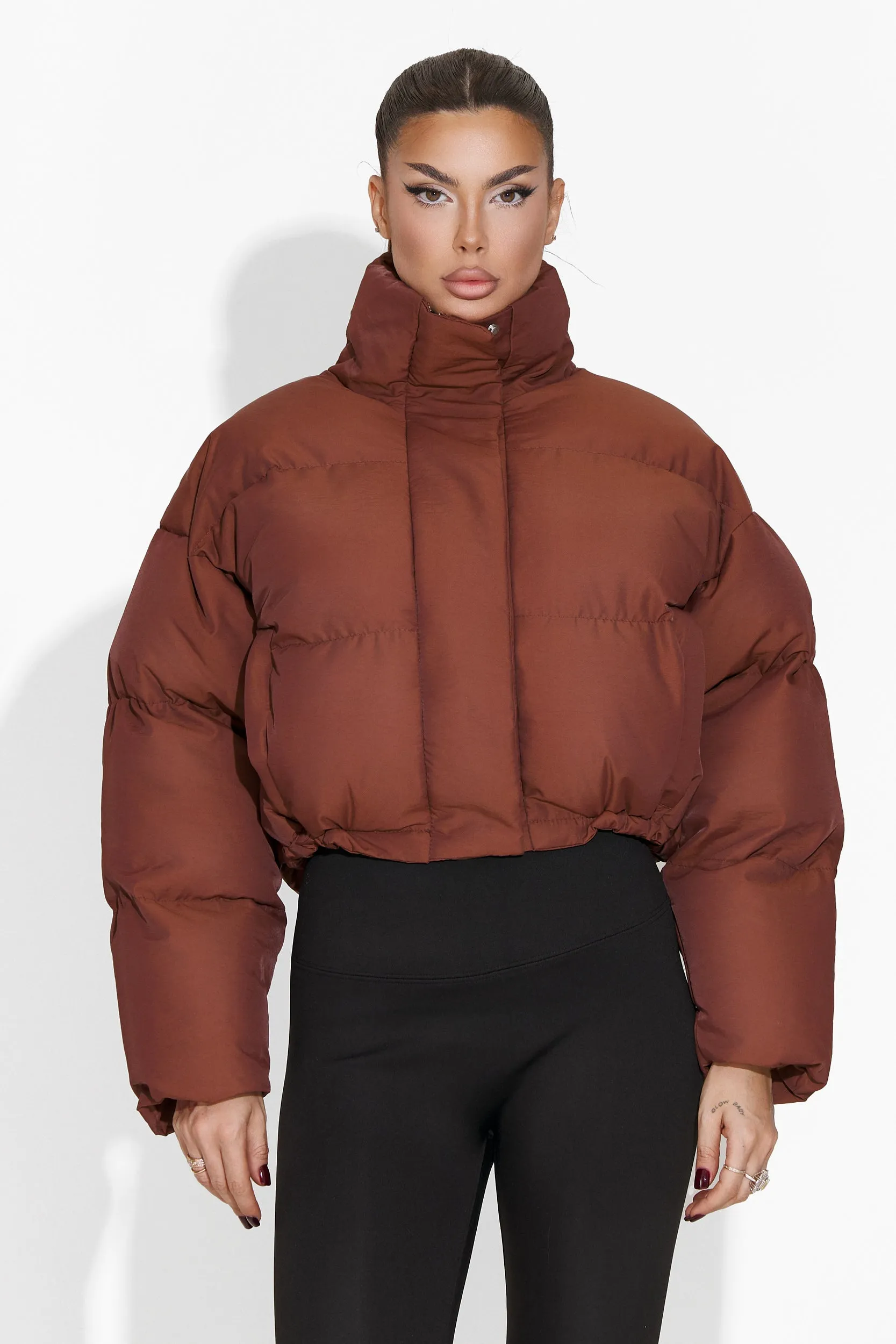 Geaca dama casual maro Astrid Bogas sold by bogas