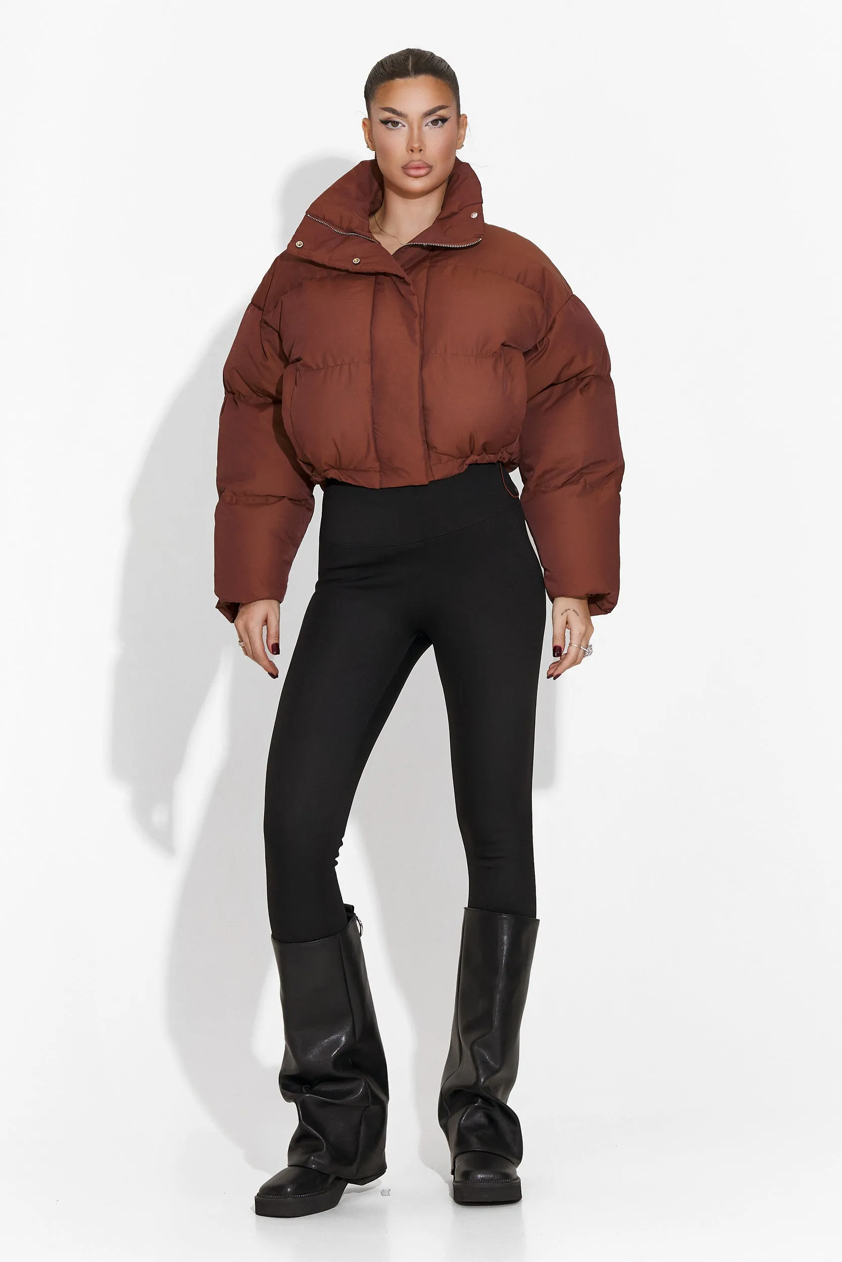 Geaca dama casual maro Astrid Bogas sold by bogas product image thumbnail 3