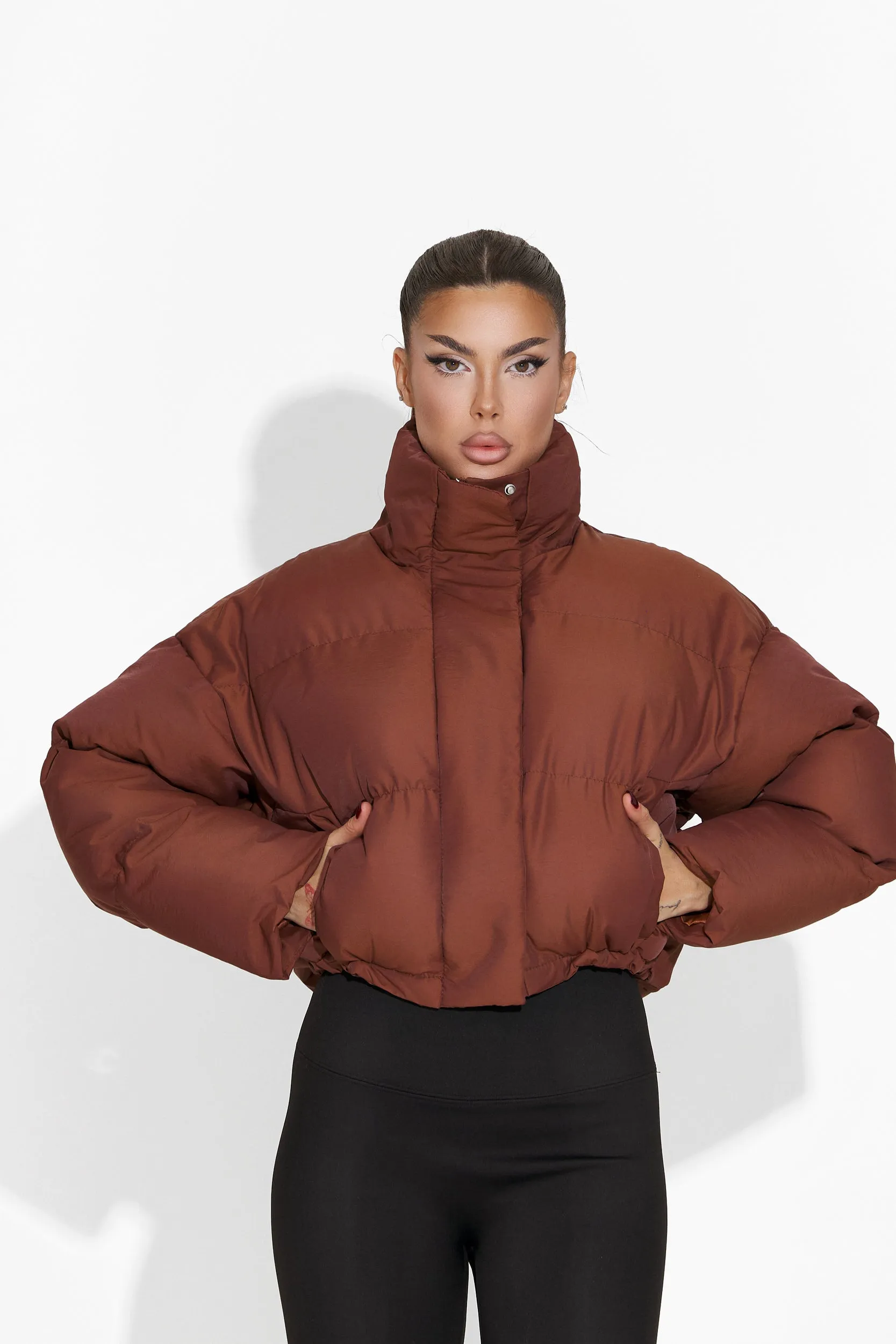 Geaca dama casual maro Astrid Bogas sold by bogas product image thumbnail 5