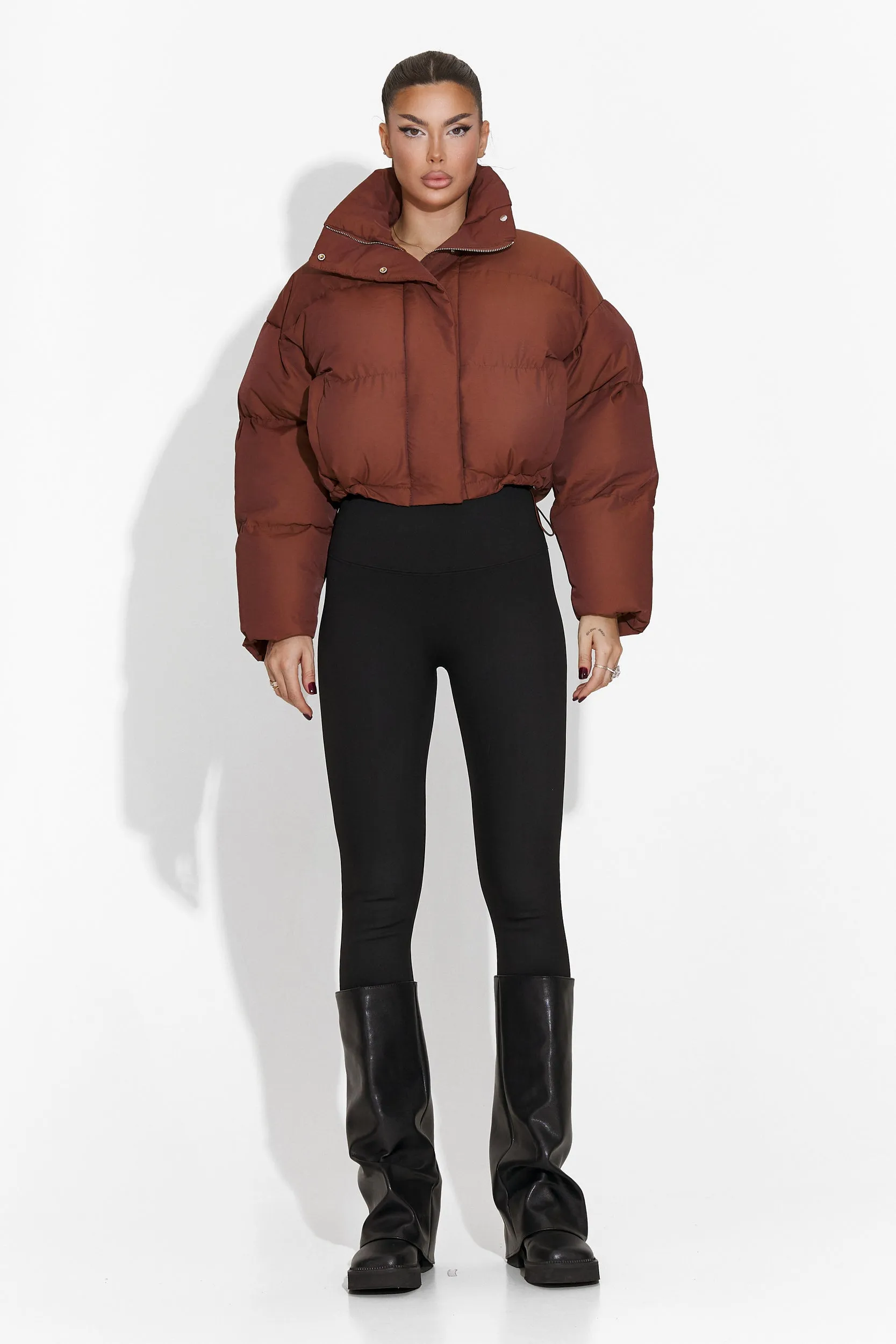 Geaca dama casual maro Astrid Bogas sold by bogas product image thumbnail 4