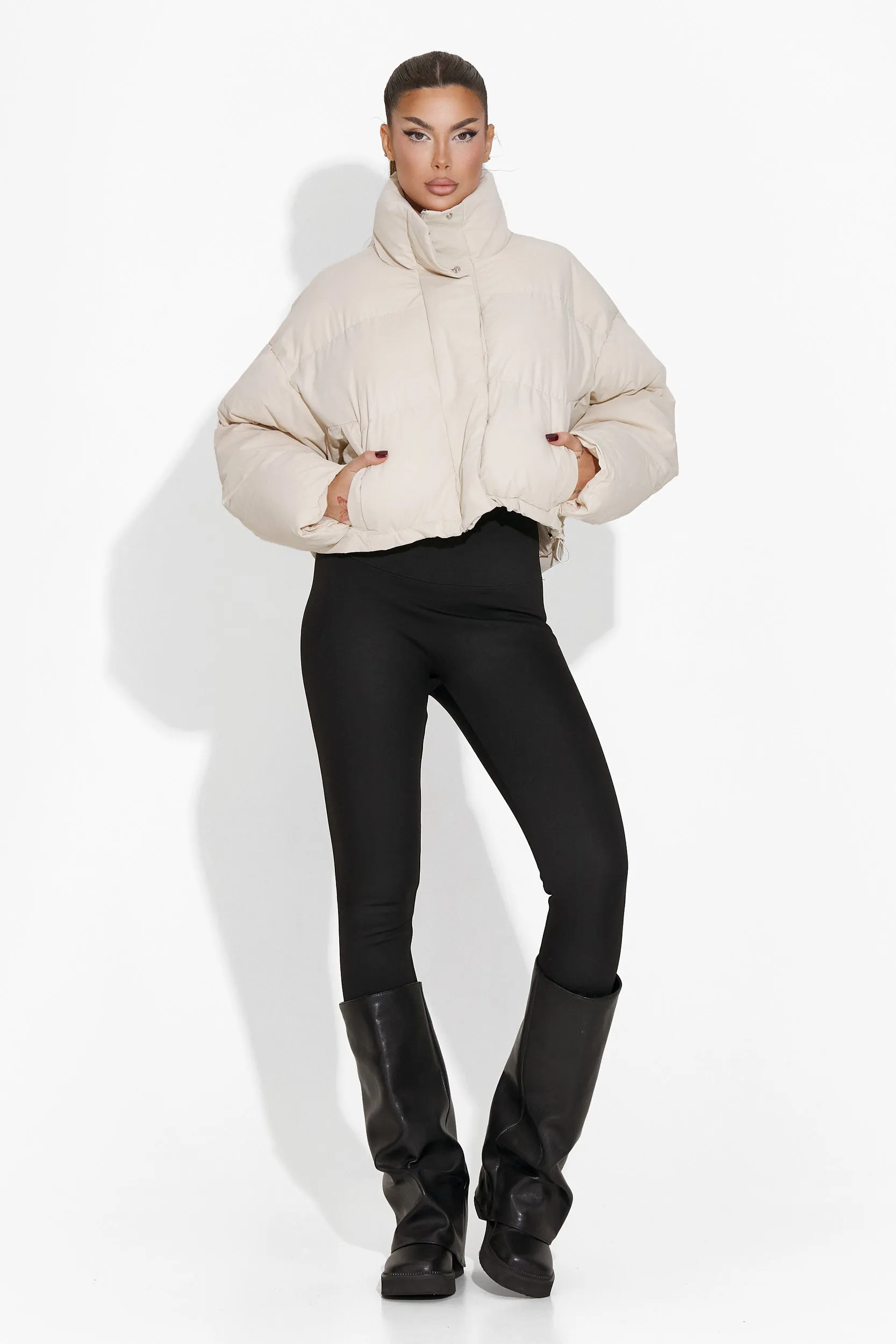 Geaca dama casual bej Astrid Bogas sold by bogas product image thumbnail 3