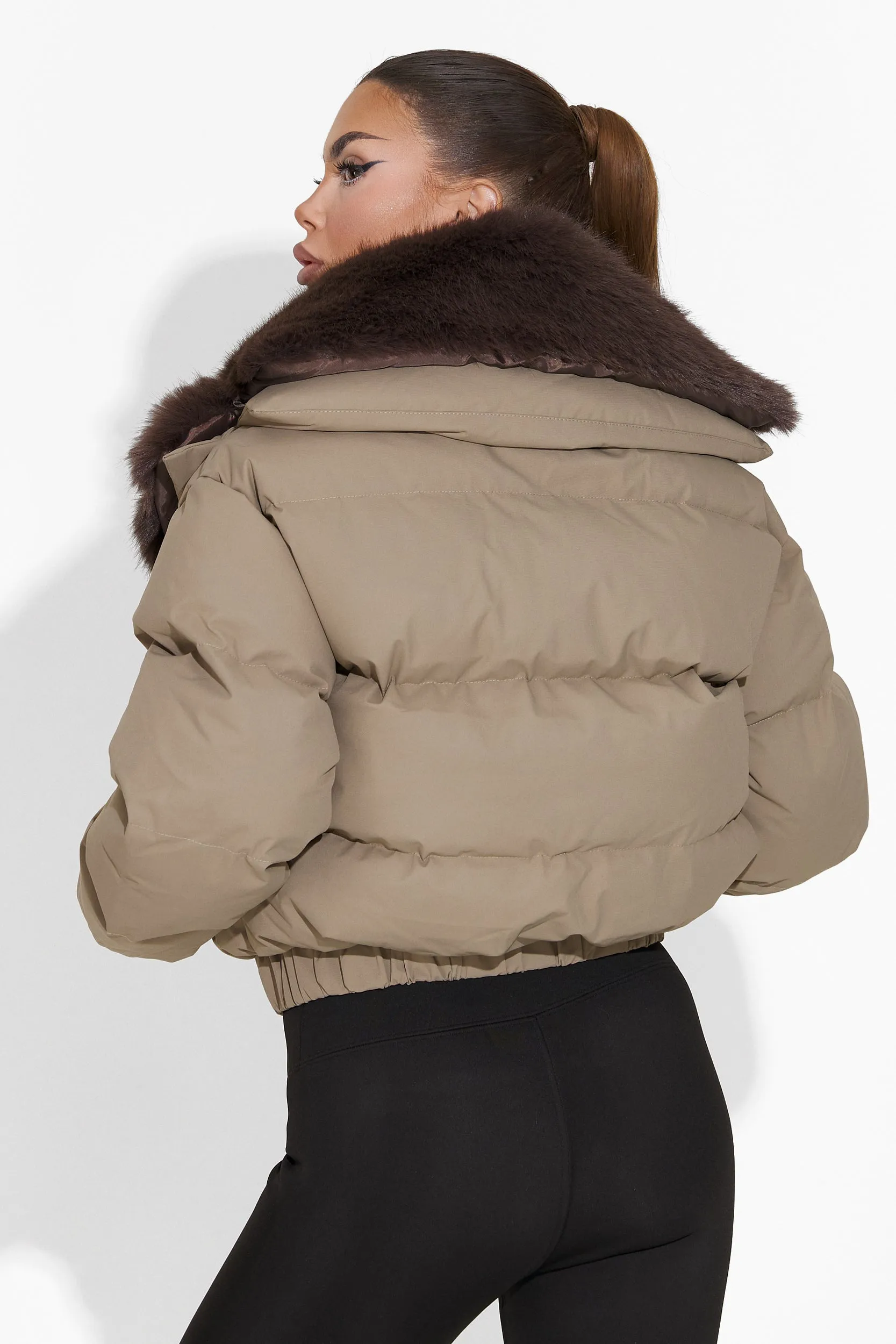 Geaca dama casual kaki Ricky Bogas sold by bogas product image thumbnail 2