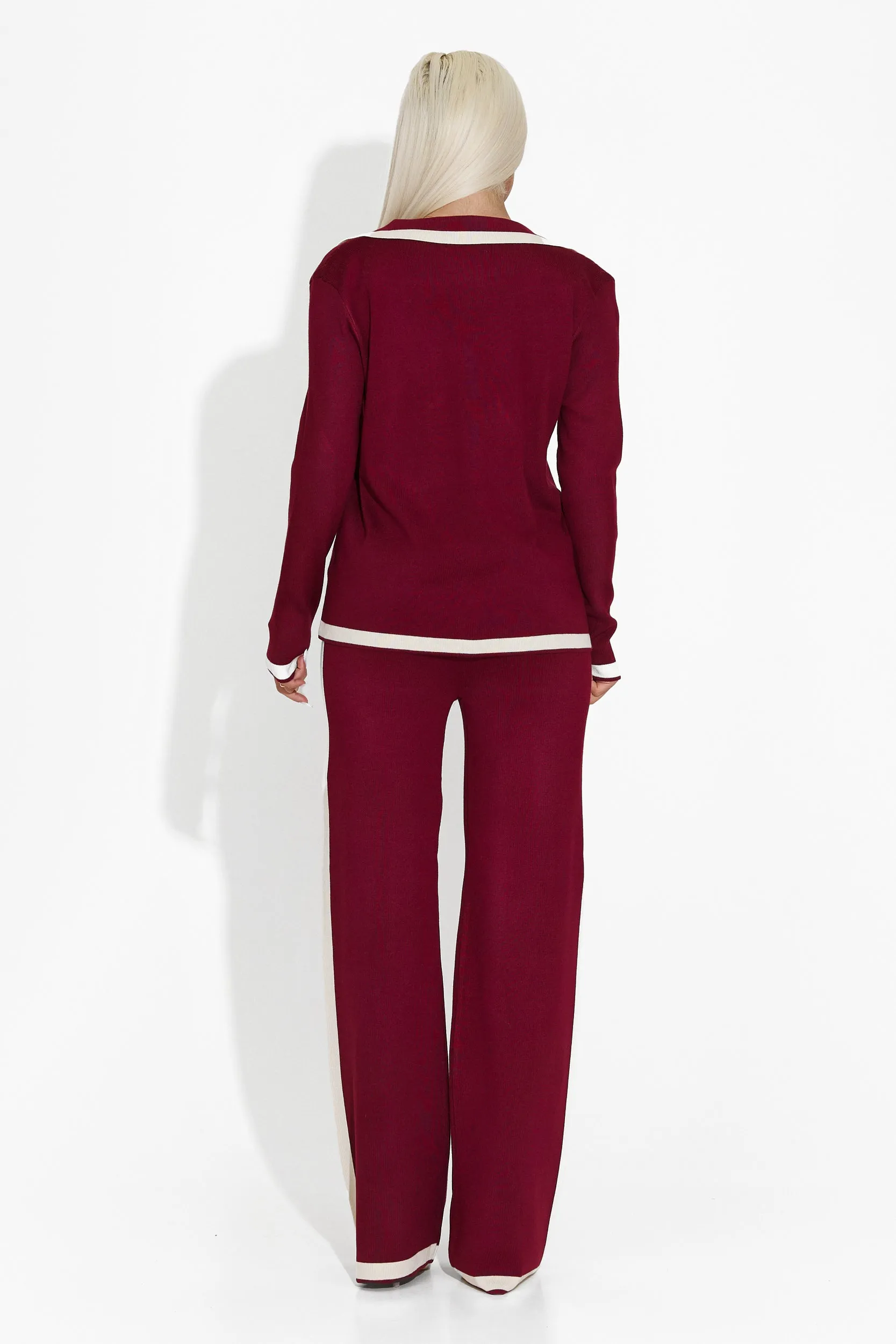 Compleu dama elegant burgundy Rylia Bogas sold by bogas product image thumbnail 2