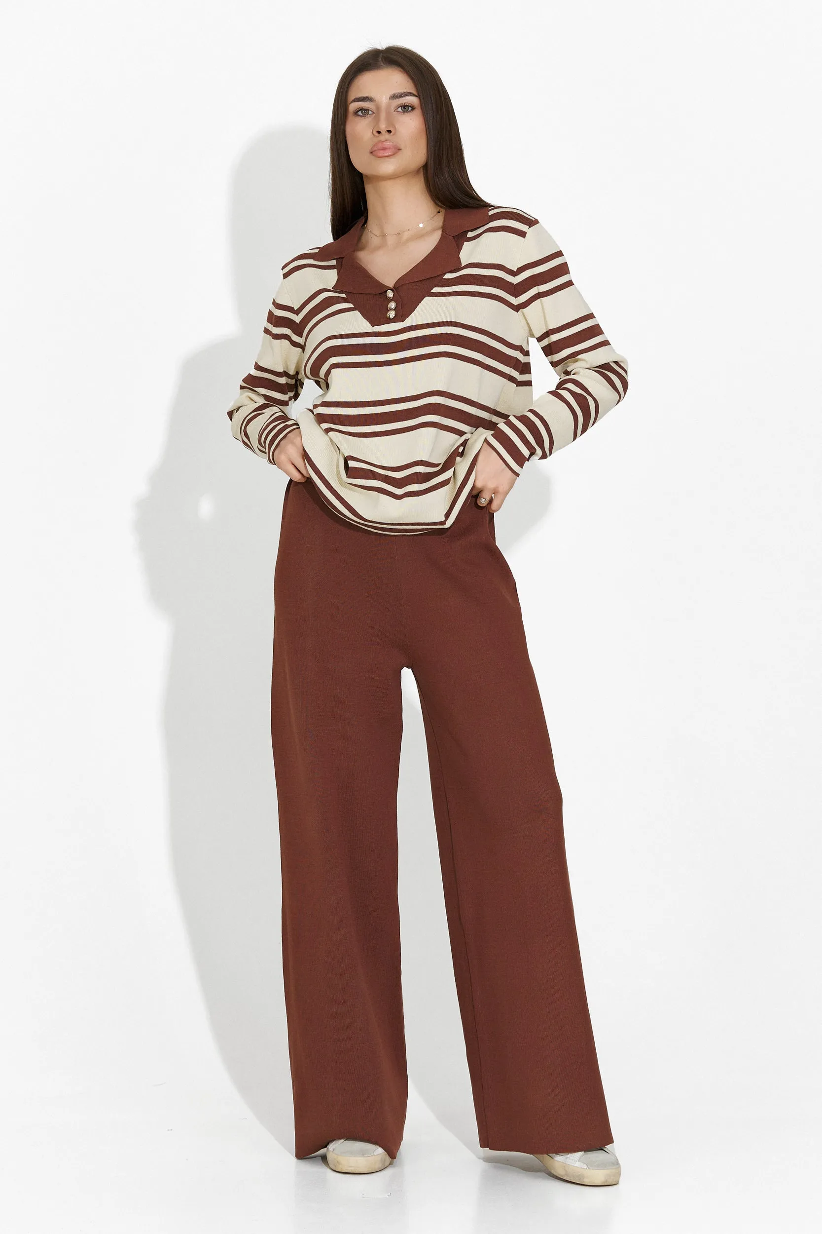 Compleu dama casual maro Elixir Bogas sold by bogas