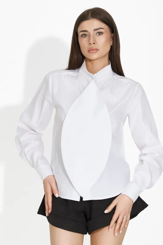 Camasa dama eleganta alba Pamila Bogas sold by bogas