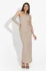 Rochie dama lunga bej Karolyn Bogas sold by bogas