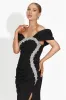 Rochie dama lunga neagra Condesa Bogas sold by bogas