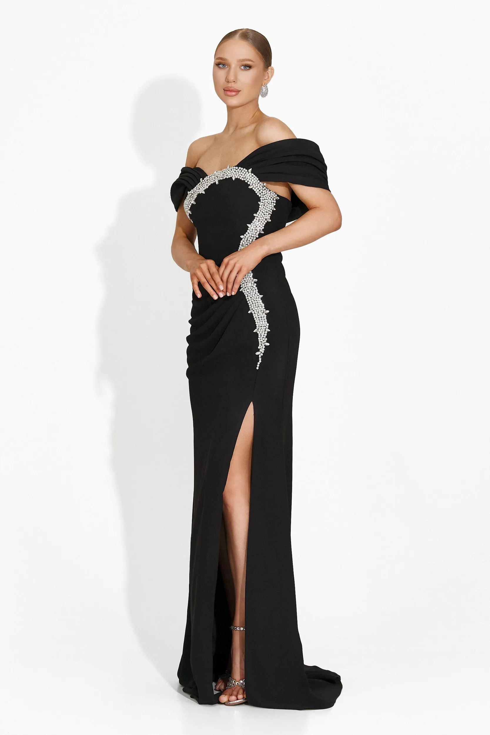 Rochie dama lunga neagra Condesa Bogas sold by bogas product image thumbnail 4