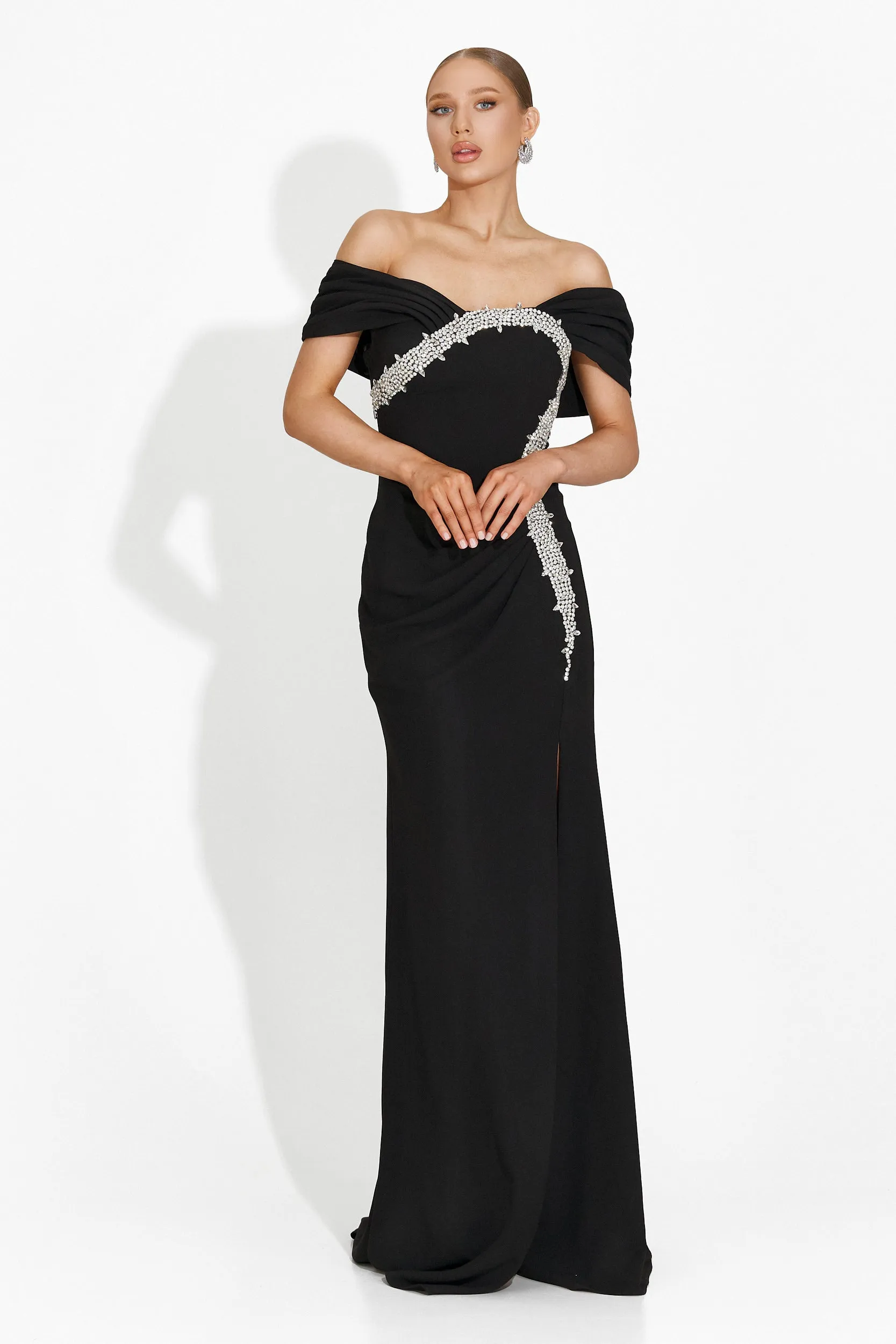 Rochie dama lunga neagra Condesa Bogas sold by bogas product image thumbnail 5