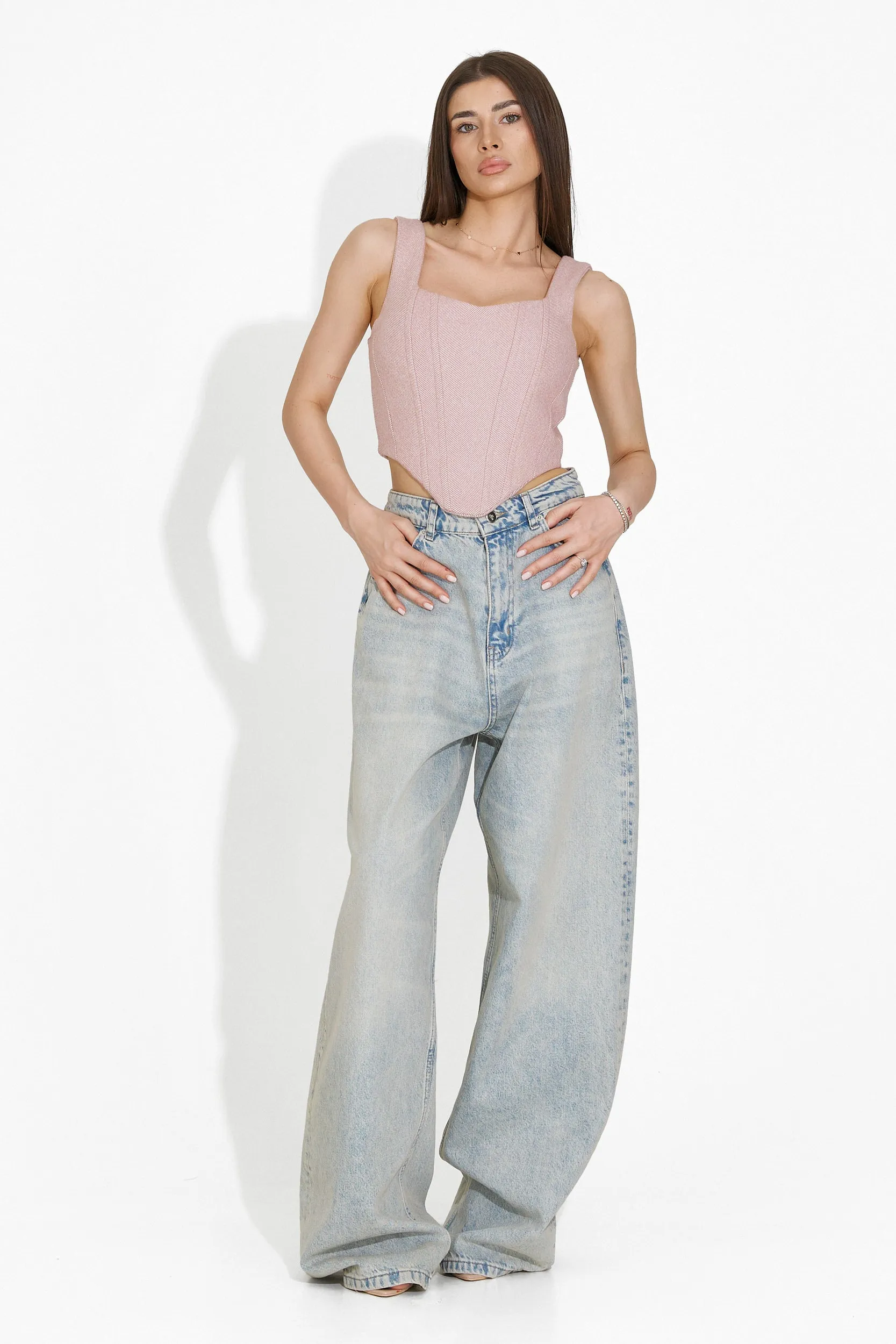 Blugi dama casual bleu Karysa Bogas sold by bogas