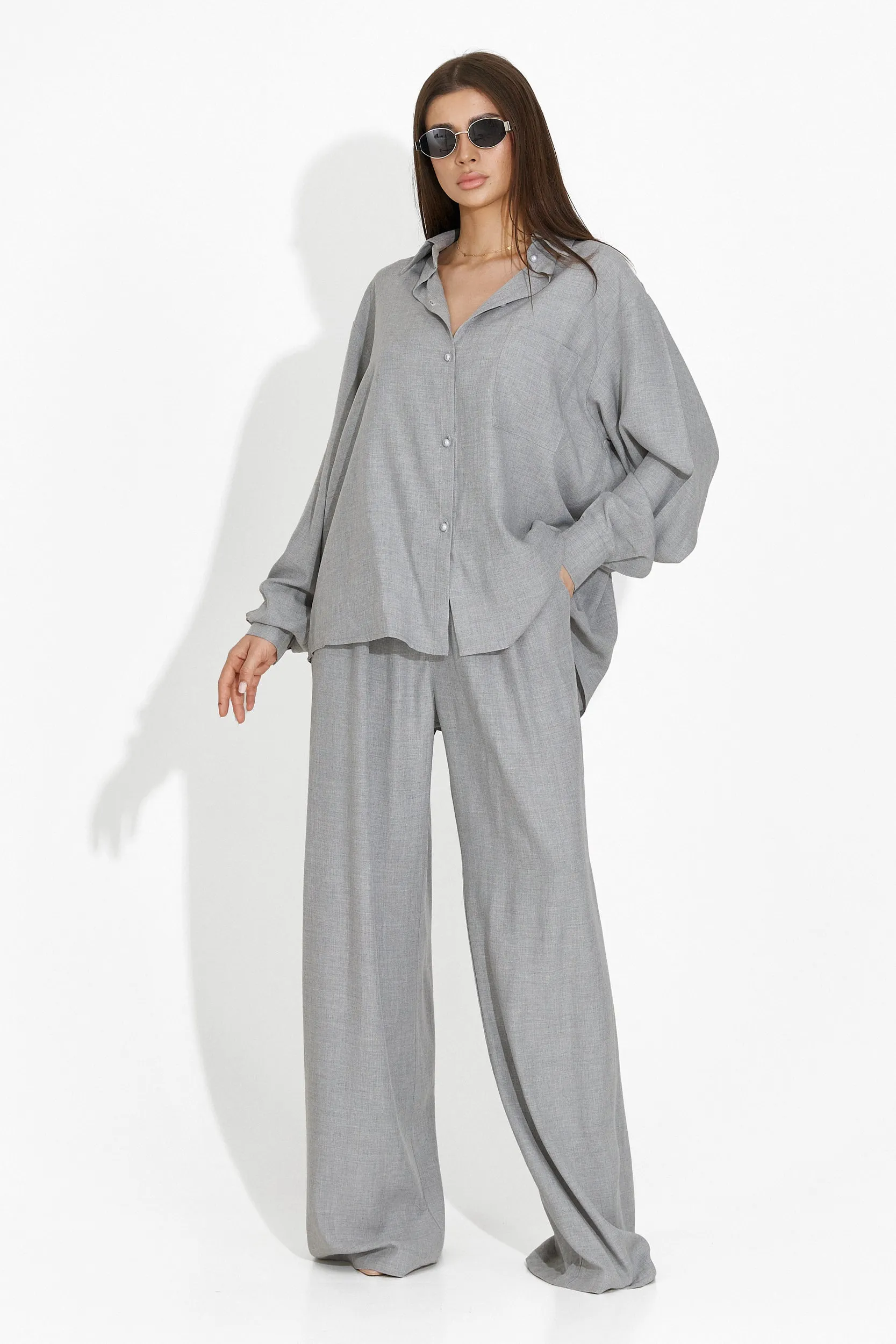 Compleu cu pantaloni elegant gri Myriam Bogas sold by bogas product image thumbnail 3