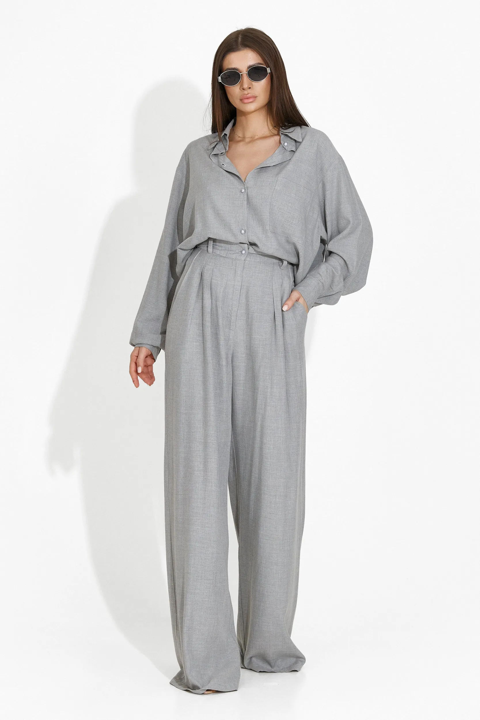 Compleu cu pantaloni elegant gri Myriam Bogas sold by bogas product image thumbnail 5