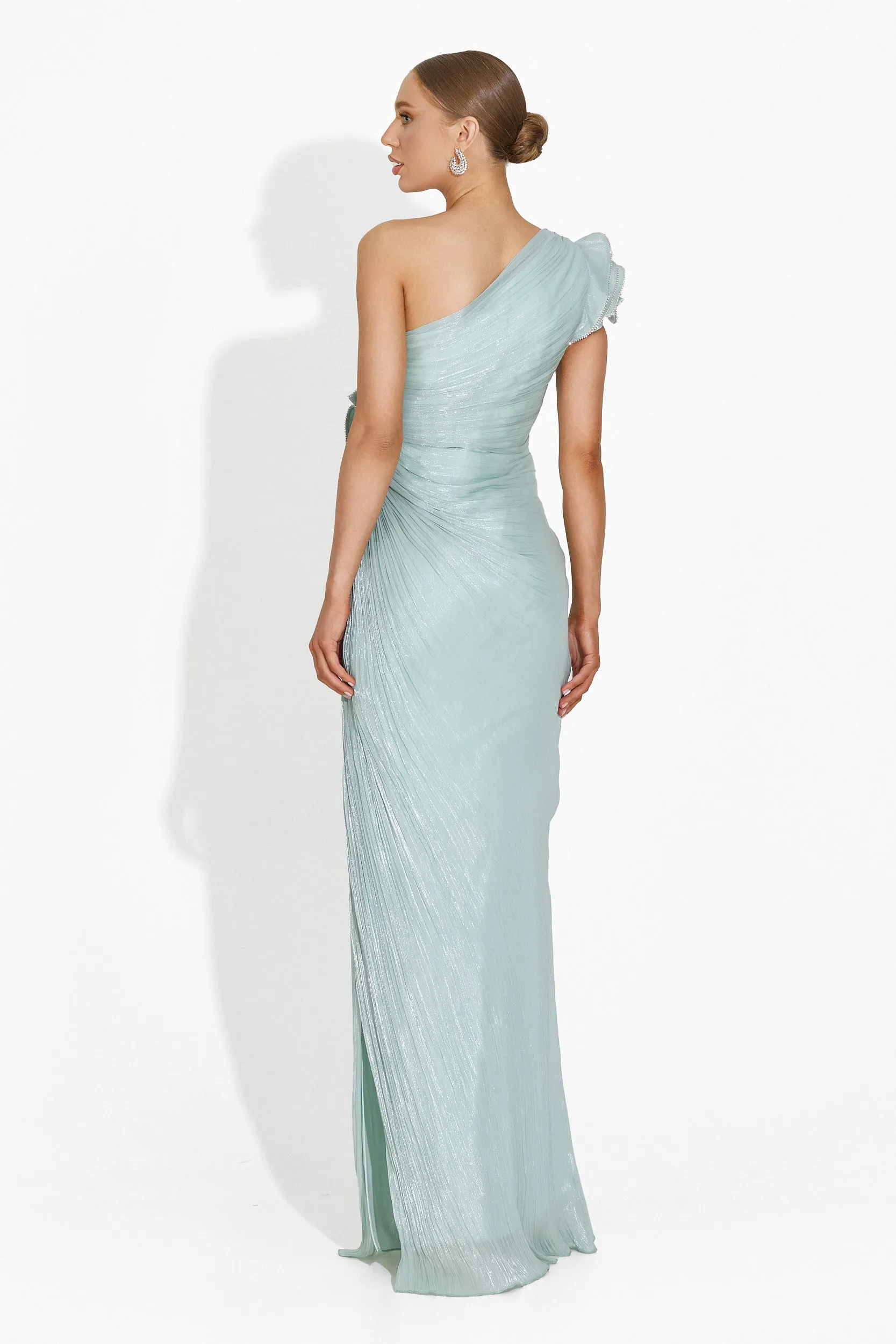 Rochie dama lunga turcoaz Estefana Bogas sold by bogas product image thumbnail 3