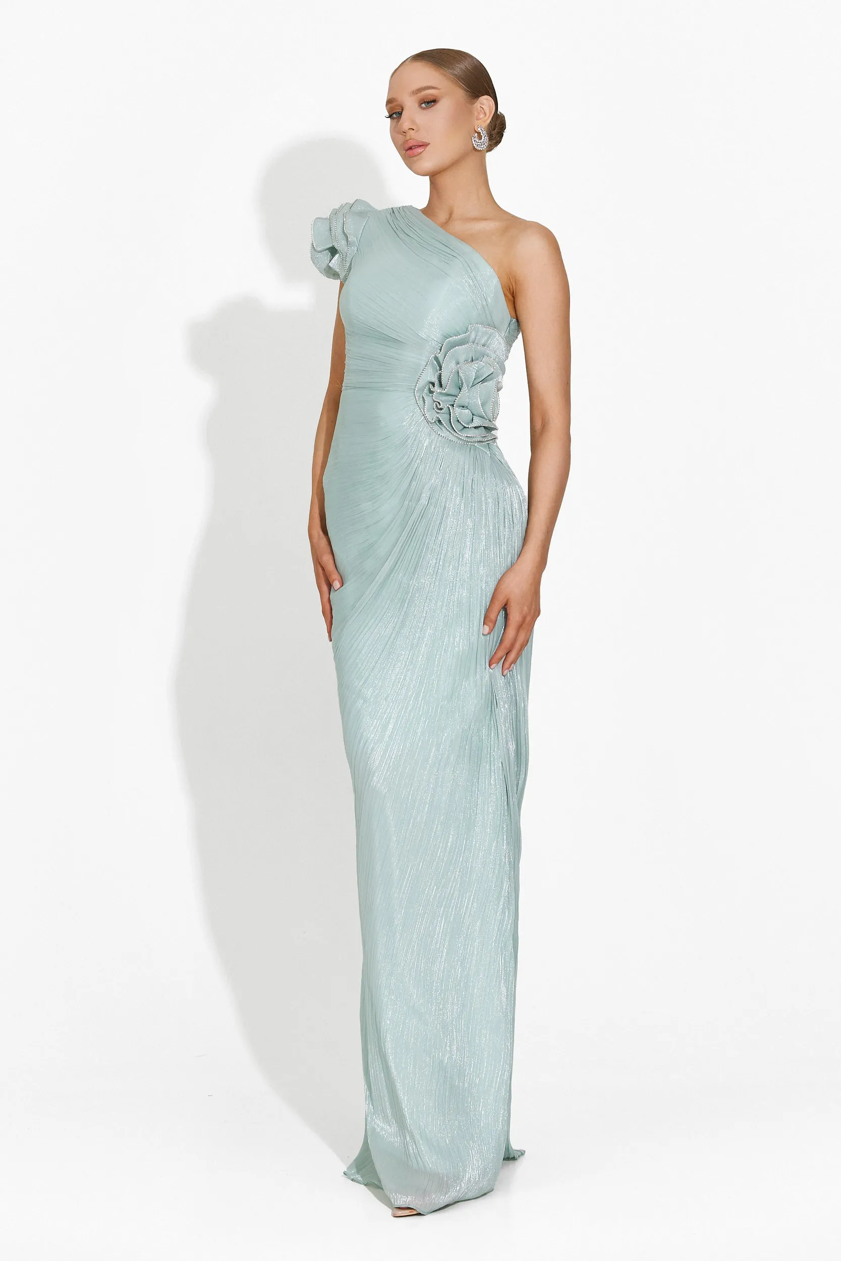 Rochie dama lunga turcoaz Estefana Bogas sold by bogas product image thumbnail 5