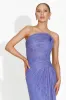 Rochie dama lunga bleu Apryl Bogas sold by bogas