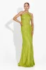 Rochie dama lunga verde Apryl Bogas sold by bogas
