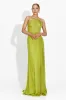Rochie dama lunga verde Apryl Bogas sold by bogas
