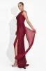 Rochie dama lunga burgundy Rosale Bogas sold by bogas