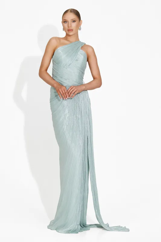 Rochie dama lunga turcoaz Rosale Bogas sold by bogas