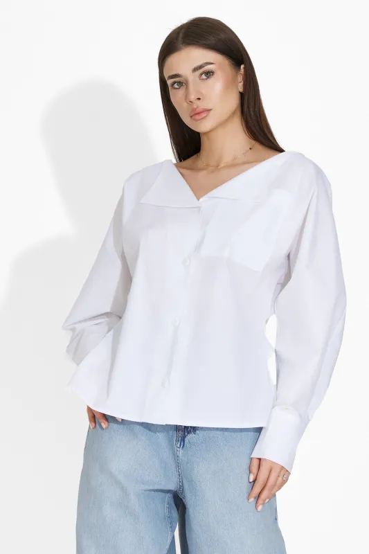 Camasa dama casual alba Damaris Bogas sold by bogas