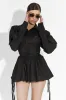 Camasa dama casual neagra Tazle Bogas sold by bogas