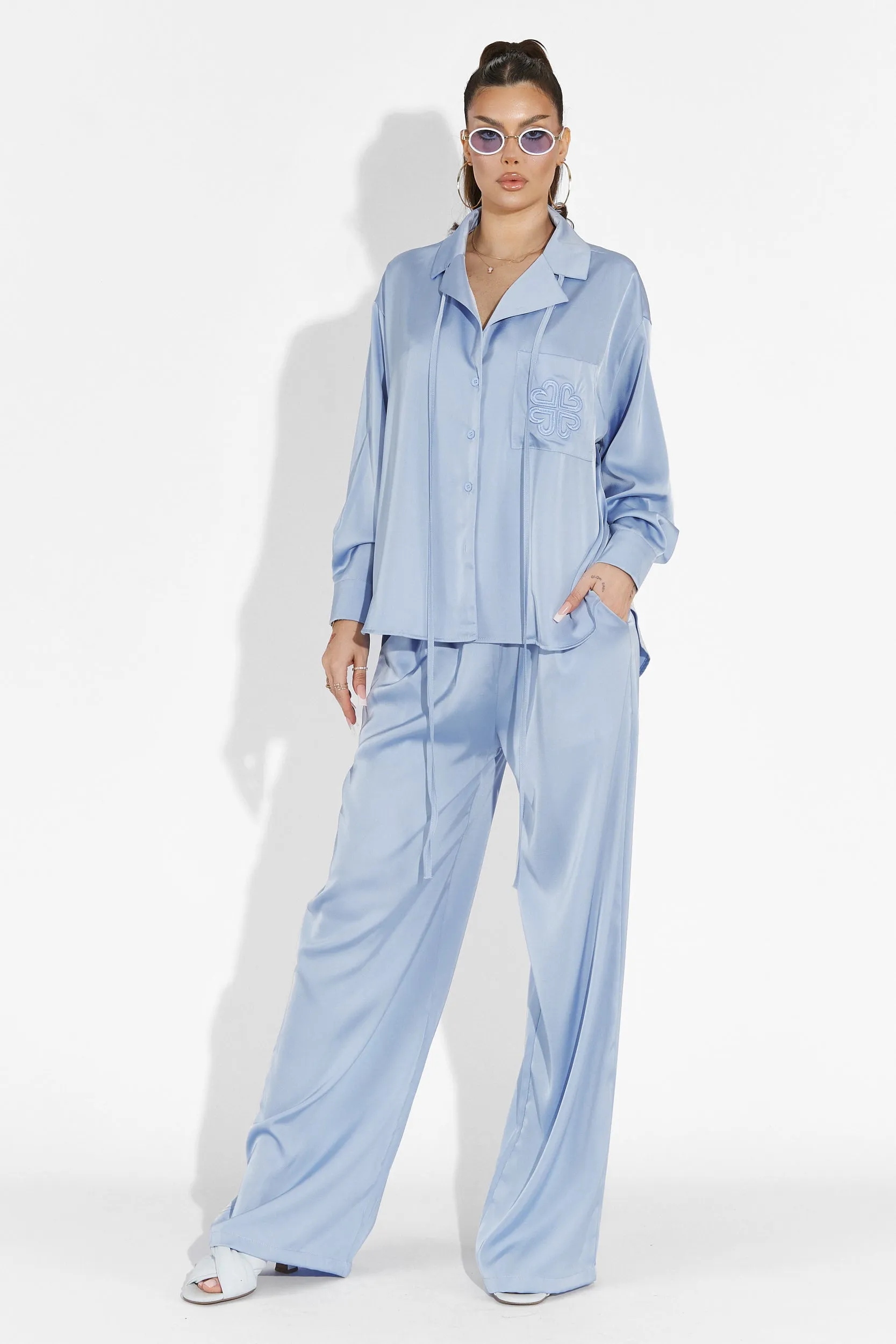 Compleu cu pantaloni bleu Nikanor Bogas sold by bogas product image thumbnail 5