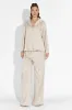 Compleu cu pantaloni crem Nikanor Bogas sold by bogas