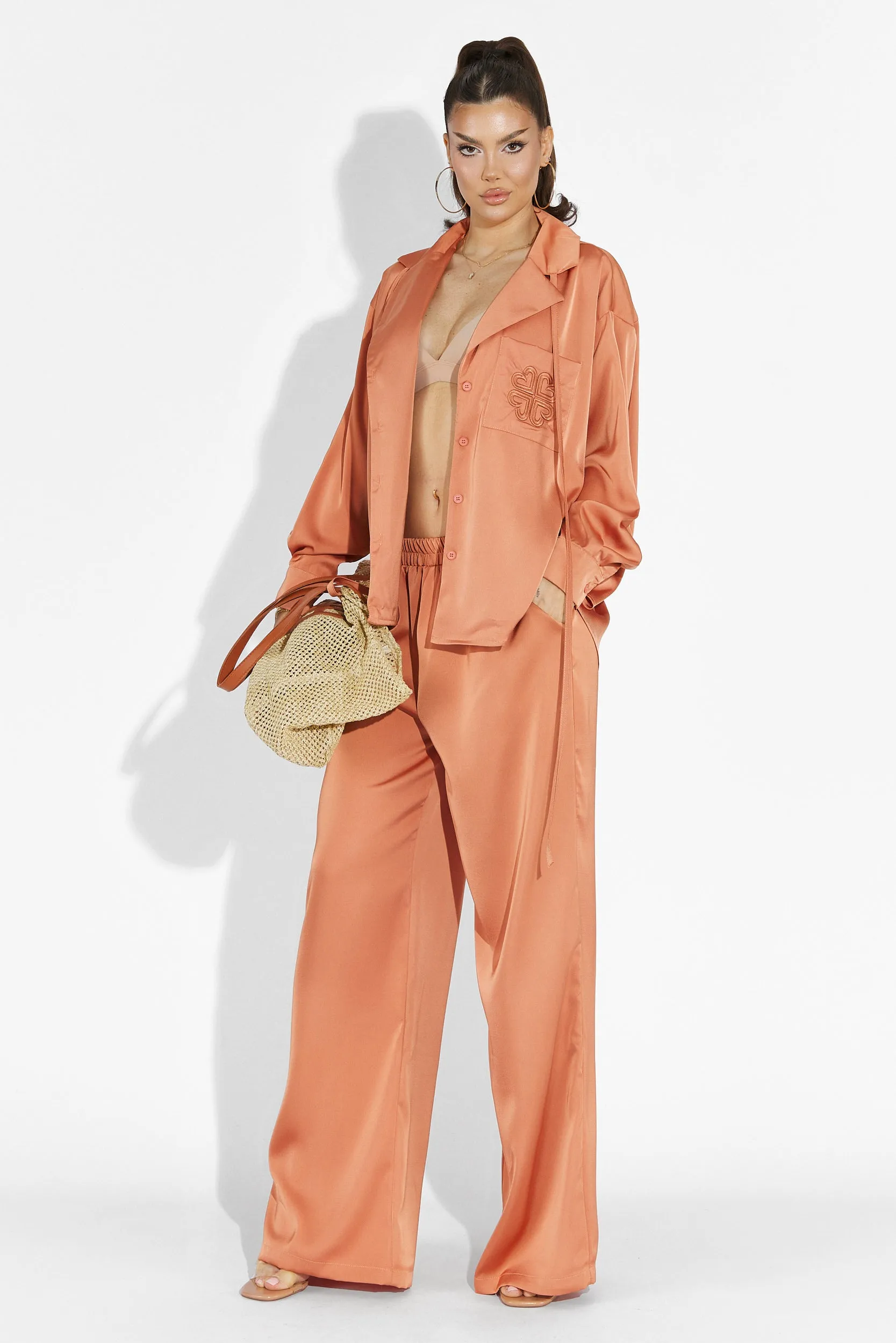 Compleu cu pantaloni portocaliu Nikanor Bogas sold by bogas product image thumbnail 4