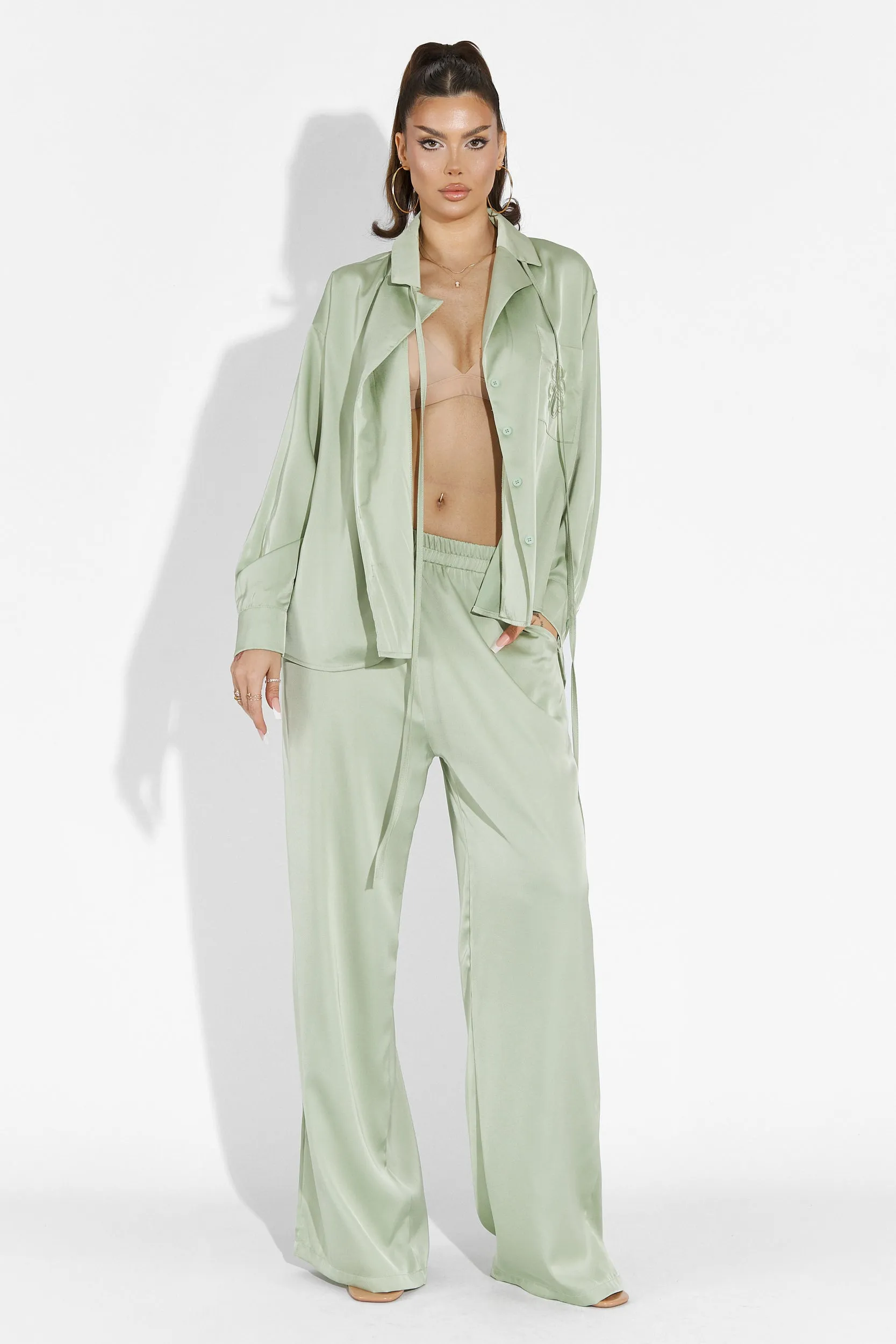 Compleu cu pantaloni verde lime Nikanor Bogas sold by bogas product image thumbnail 3
