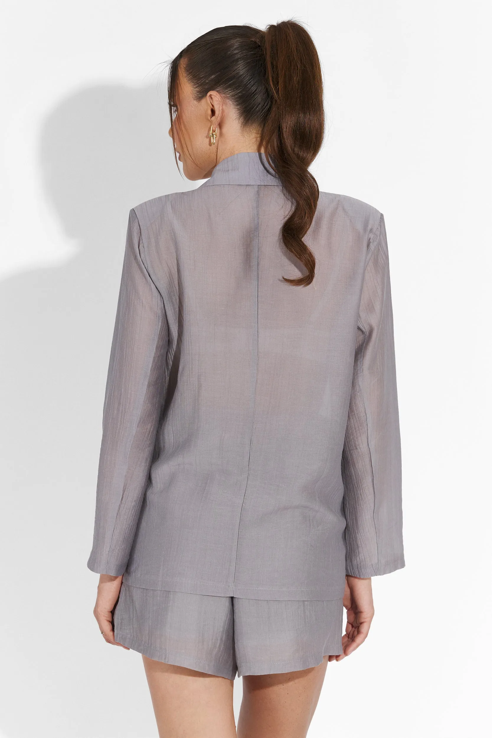 Compleu cu pantaloni scurti gri Javeria Bogas sold by bogas product image thumbnail 2