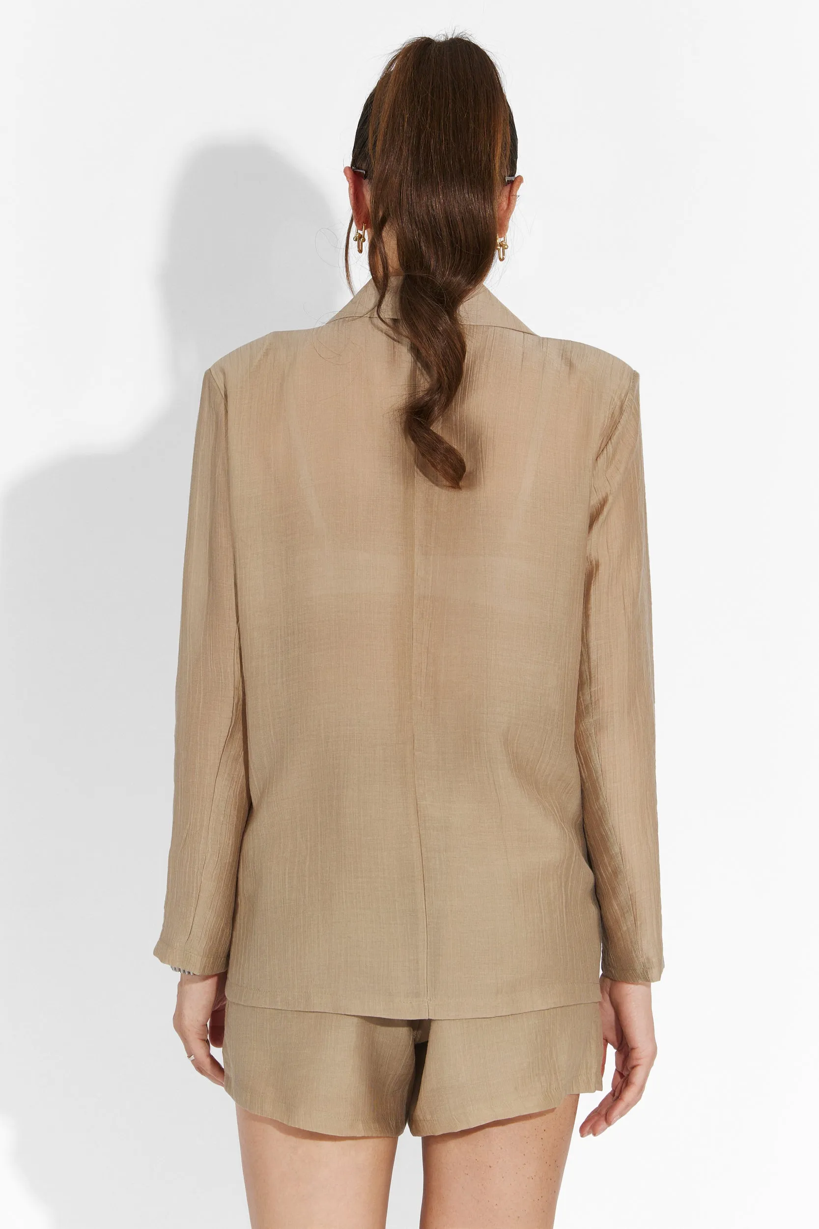 Compleu cu pantaloni scurti maro Javeria Bogas sold by bogas product image thumbnail 2