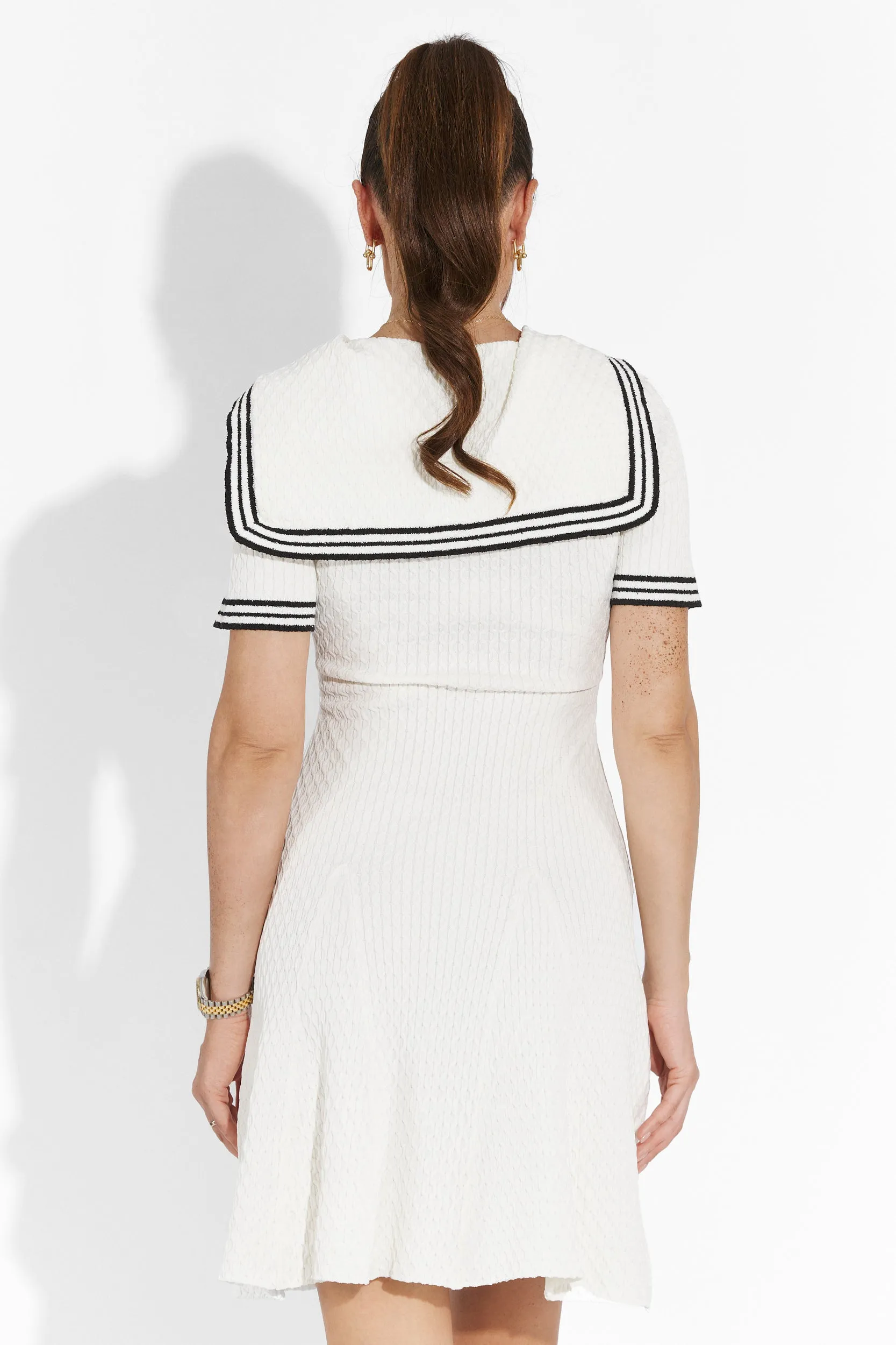 Rochie dama scurta alba Menas Bogas sold by bogas product image thumbnail 3