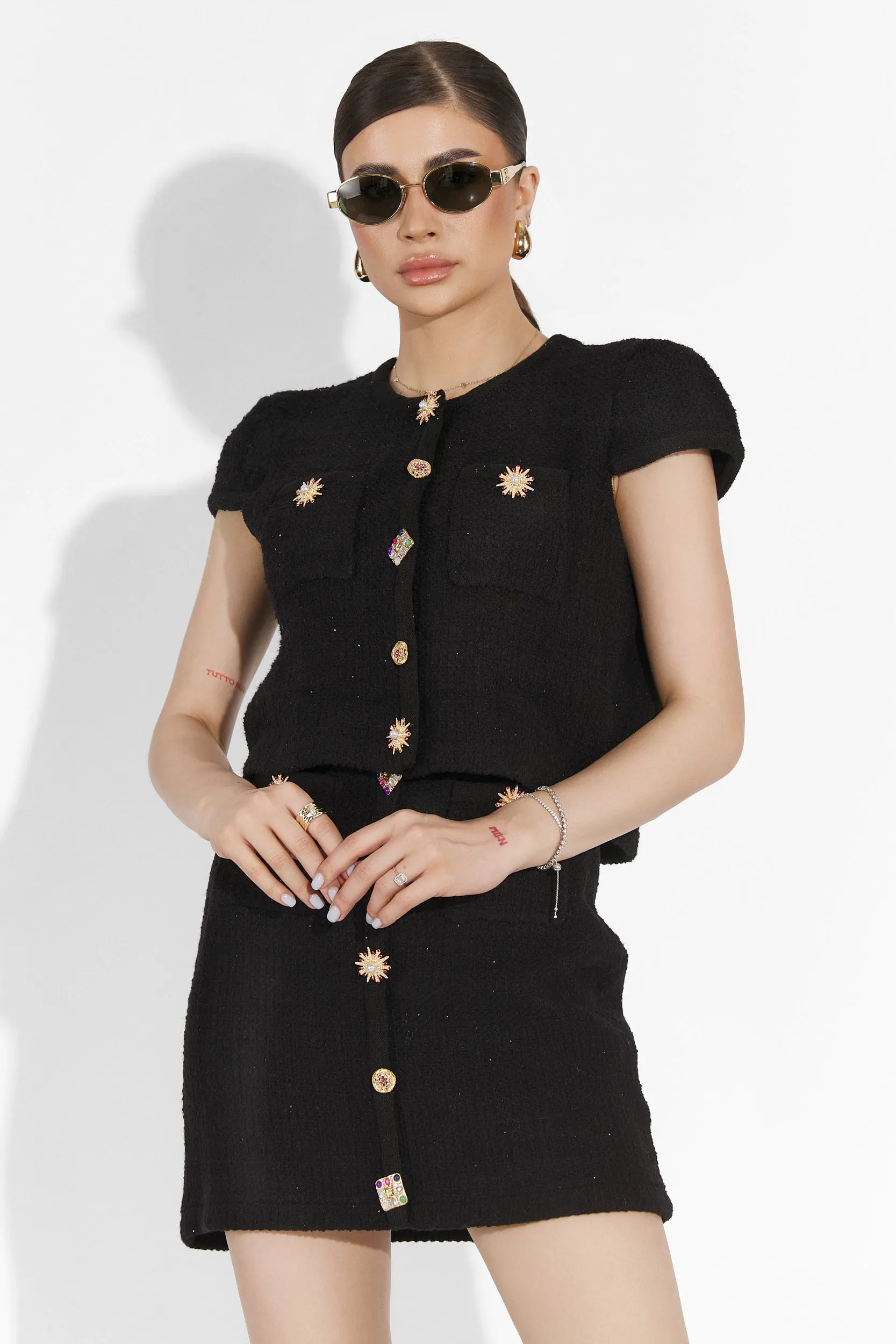 Compleu cu fusta negru Bounce Bogas sold by bogas