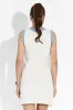 Rochie dama scurta alba Kalysa Bogas sold by bogas