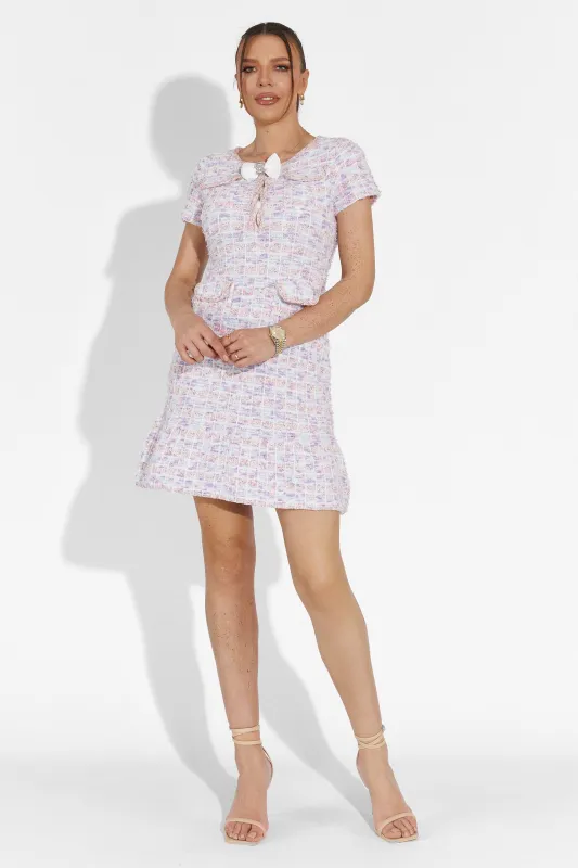 Rochie dama scurta roz Glyf Bogas sold by bogas