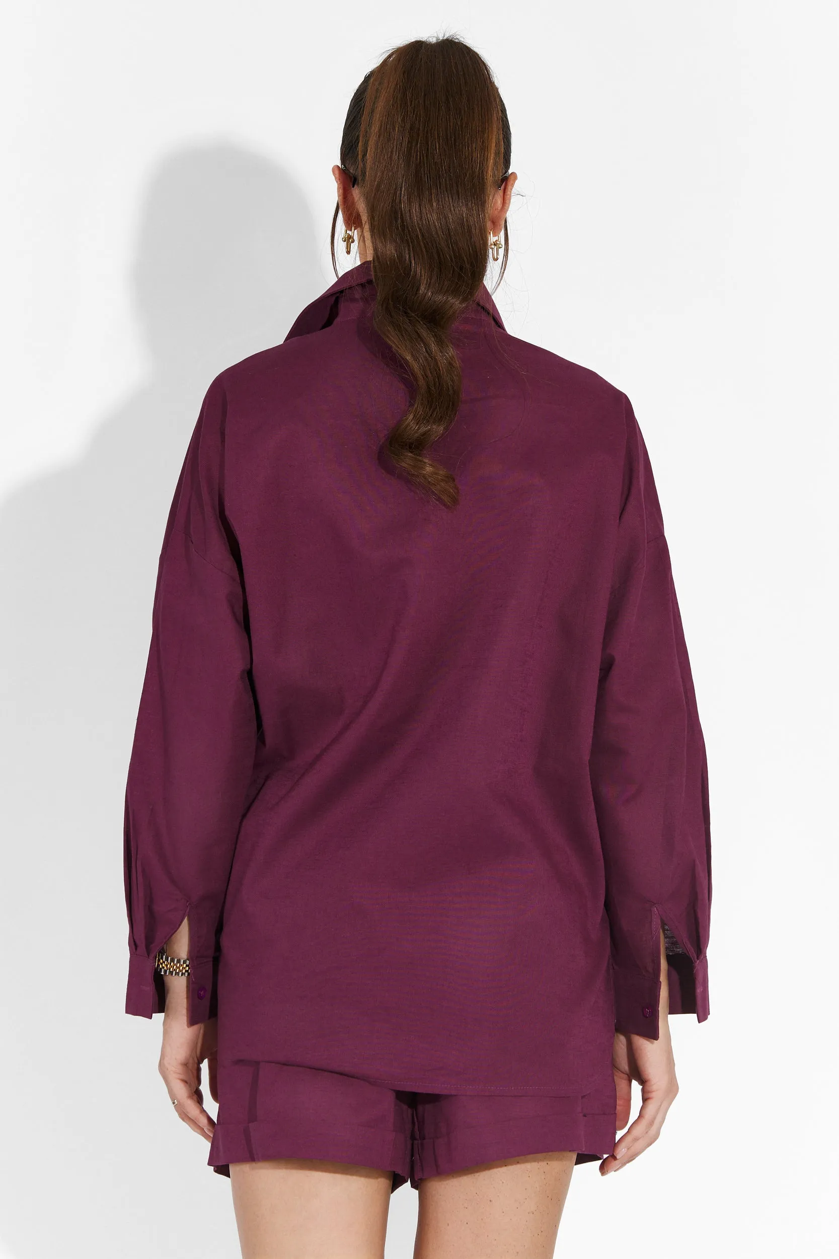 Compleu cu pantaloni scurti visiniu Wipy Bogas sold by bogas product image thumbnail 2