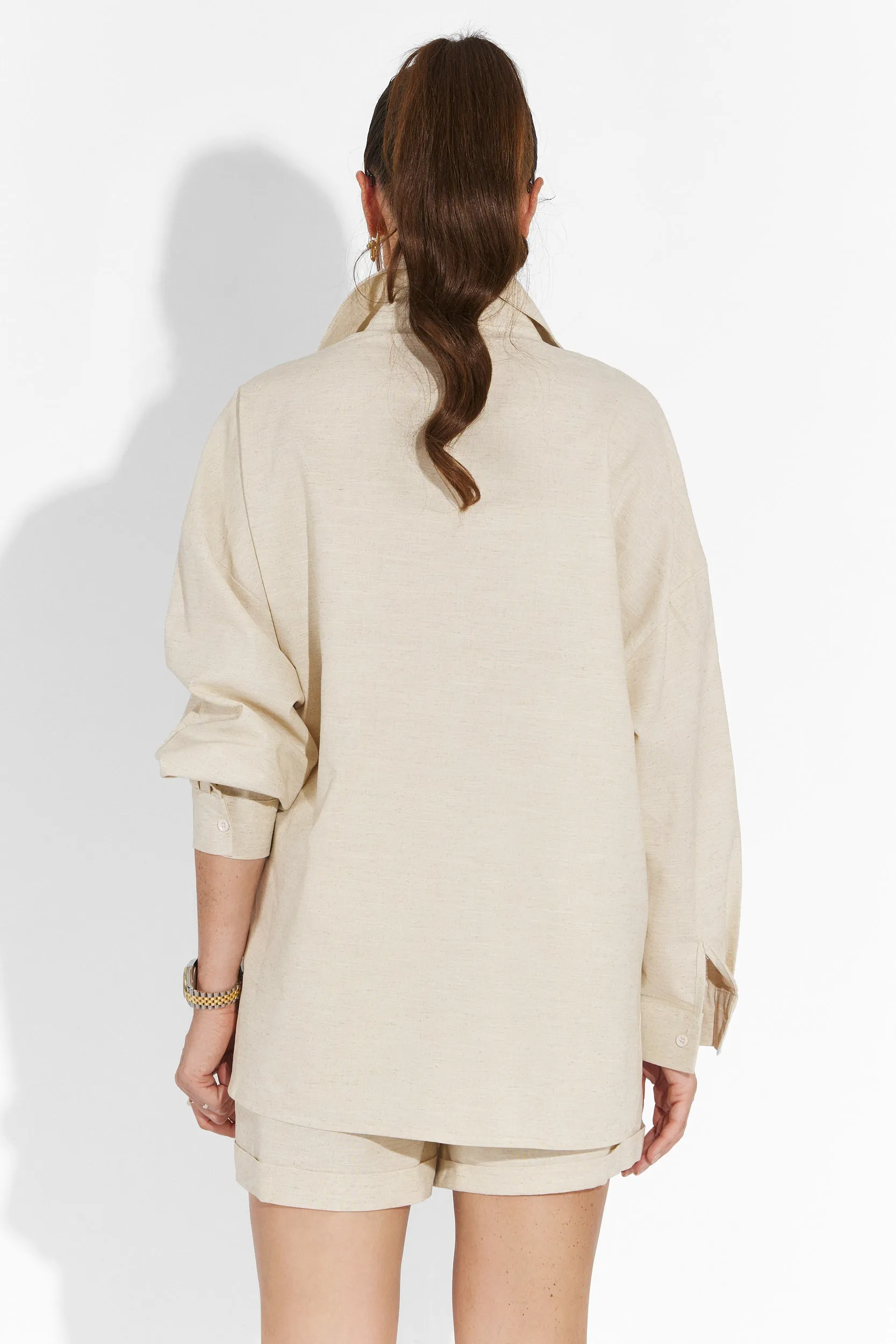 Compleu cu pantaloni scurti bej Wipy Bogas sold by bogas product image thumbnail 2